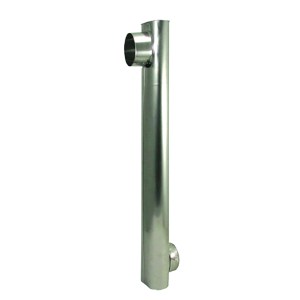 Skinny Duct Aluminum Dryer Vent - 4" Oval